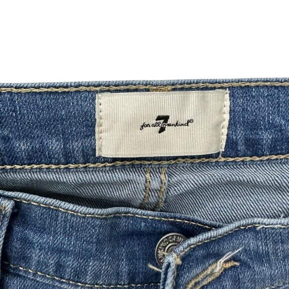 28 “ - 7 For All Mankind - The Original Bootcut Jeans - Distressed - Picture 7 of 7